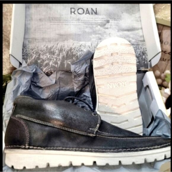 NIB ROAN by BEDSTU Tobias Fullgrain oiled, waxed handfinished suede leather boot - Picture 13 of 13